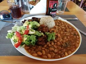 Plato del día at Rango Vegan in Salvador