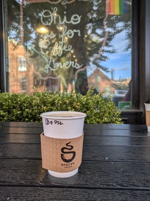 PSL at Stauf's Coffee Roasters in Columbus