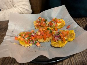 Patacones picantes at Culantro in Ann Arbor