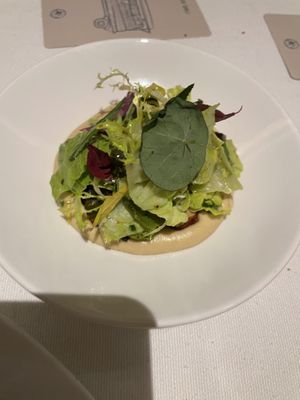 Plant-based tasting menu   at Bahia in Balzan