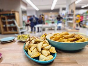 Vegane Empanadas und Quiches at LeseZeit in Bad Bergzabern