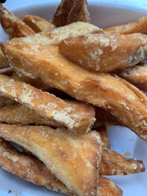 Sweet Yam Fries! at Sentosa in Brick