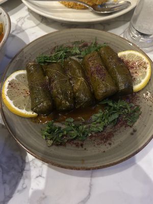 Great vine leaf rolls   at Yara  in Warrington