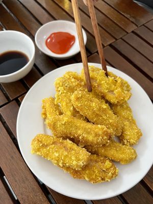 Fried tofu/chicken?   at Yen Ninh in Dien Bien Phu