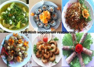 Some vegan dishes at Yen Ninh in Dien Bien Phu