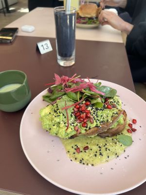 avocado toast   at AKKURAT in Berlin