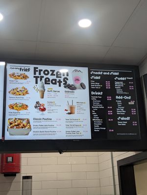 Menu at Odd Burger - Church St in Toronto