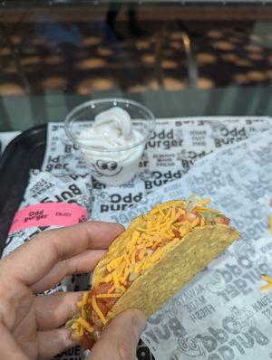 Tacos at Odd Burger - Church St in Toronto