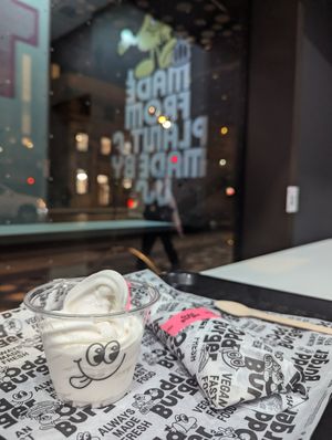 Soft serve at Odd Burger - Church St in Toronto