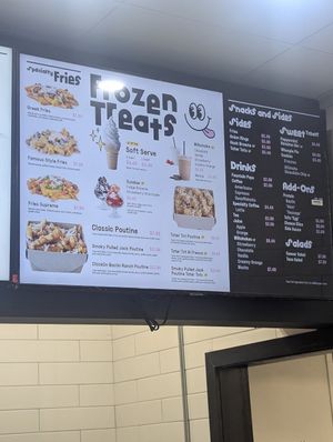 Menu at Odd Burger - Church St in Toronto