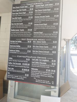Menu at Norfolk Cafe in Altona
