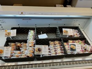 Frozen oyakis  at OYAKI FARM in Nagano