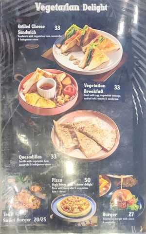 Vege menu at C Code Coffee Tomang in Jakarta