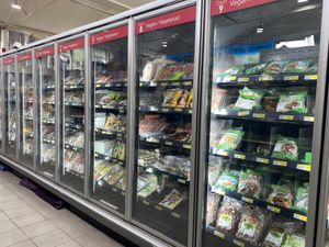 7 freezers full of vego options   at Minh Phat Supermarket in Abbotsford