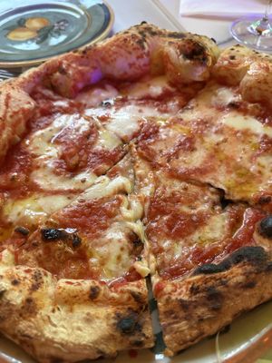 Margherita (not vegan)  at Vasiniko in London