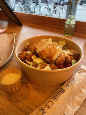 Caesar salad  at Green Farmer's in Amsterdam