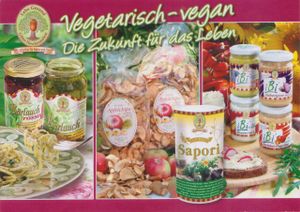 'Lebe Gesund', one of the many flyers. at Lebe Gesund in Mannheim