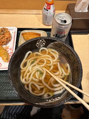Already ate most of mine before I took this!   at Hanamaru Udon in Tokyo