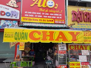 Name at Quán Chay in Ho Chi Minh City
