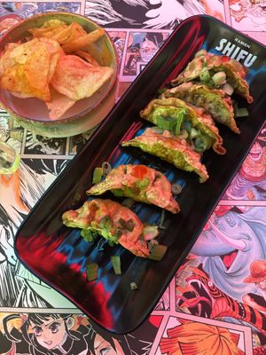 Vegan gyozas  at Ramen Shifu in Getafe