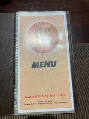   at Gạo Restaurant & Bar Coffee in Ninh Binh