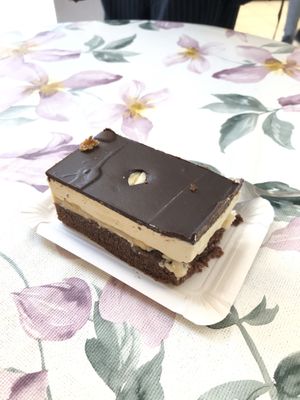 Peanut caramel square 😊  at Bäcker Kahl in Frankfurt