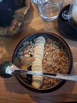 Peanut Acai Bowl at Spiral in Innsbruck