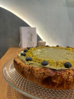 Pistachio Cheesecake at Spiral in Innsbruck