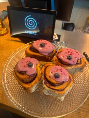 Blueberry Rolls at Spiral in Innsbruck