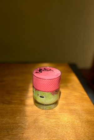 Matcha Pink Foam at Spiral in Innsbruck