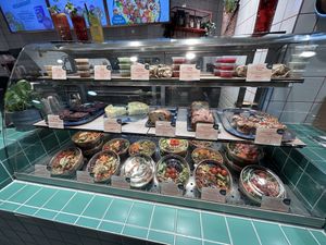 Some dishes at the counterr #Veganuary at Kaspar Schmauser  in Berlin