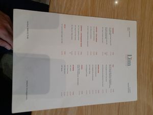 Menu at Lim Veggie Bistro in Ho Chi Minh City