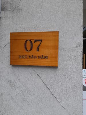 Address at Lim Veggie Bistro in Ho Chi Minh City