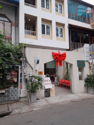 Outside at Lim Veggie Bistro in Ho Chi Minh City