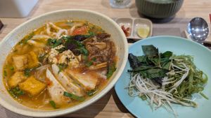 Bún Riéu at Lim Veggie Bistro in Ho Chi Minh City