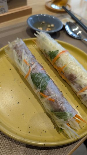 Sommer rolls at Lim Veggie Bistro in Ho Chi Minh City
