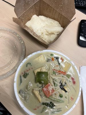 Visited again, green curry - DELICIOUS   at Chopp Chop in Orleans