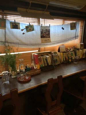 Inside at Organic House Salute in Kyoto