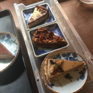 Vegan baked sweets~ T^T at Organic House Salute in Kyoto