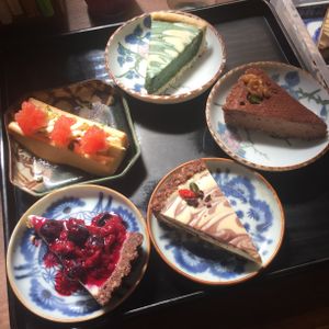 Vegan raw sweets... *tears of joy* at Organic House Salute in Kyoto
