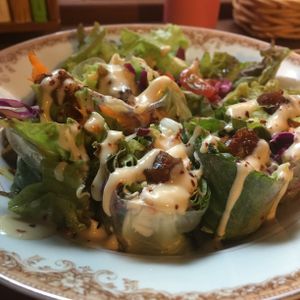 Fresh ingredients!! at Organic House Salute in Kyoto