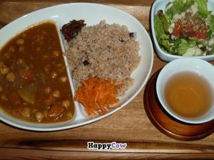 Curry  at Organic House Salute in Kyoto