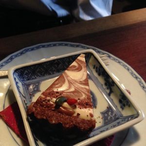 the best. perfect balance of thickness and chocolate at Organic House Salute in Kyoto