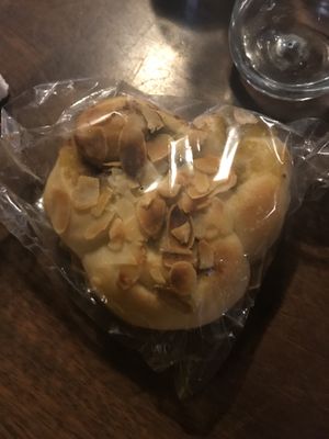 Sweet bun at Organic House Salute in Kyoto