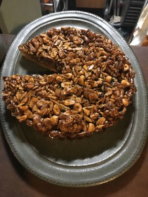 Nut pie at Organic House Salute in Kyoto