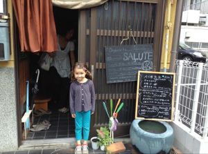 happy customer at Organic House Salute in Kyoto