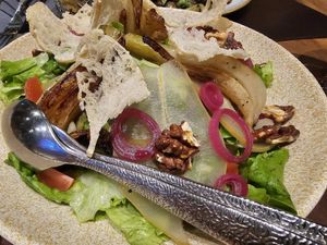 Vegan salad at Mirage Restoran in Kraljevo