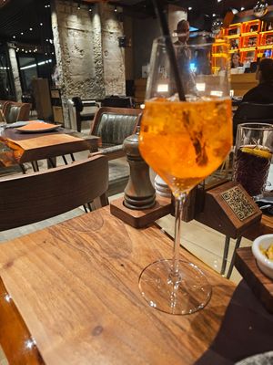 Aperol spricer at Mirage Restoran in Kraljevo