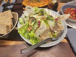 Vegan salad at Mirage Restoran in Kraljevo