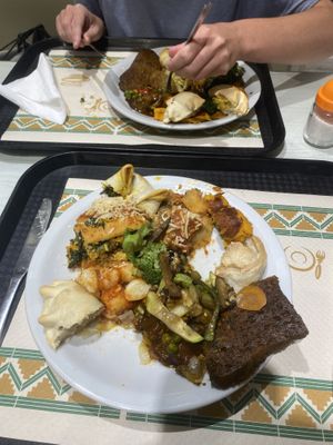 Two plates for around 17k (march 2025)  at Govinda - Downtown in Mendoza